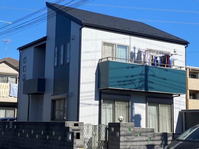 埼玉県行田市 外壁塗装　雨樋交換　屋根上葺