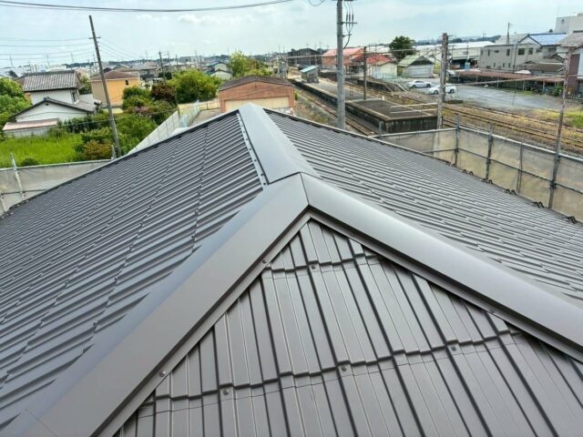埼玉県熊谷市 屋根被葺き工事