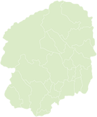 栃木県のマップ