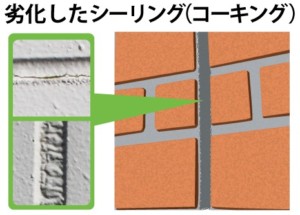 サイディング劣化