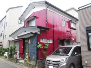 埼玉県上尾市　外壁塗装　屋根葺き替え