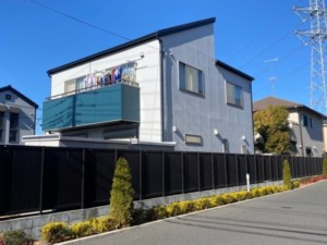埼玉県行田市　外壁塗装　屋根上葺　雨樋交換