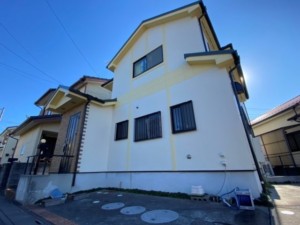 埼玉県鴻巣市　外壁塗装　屋根上葺
