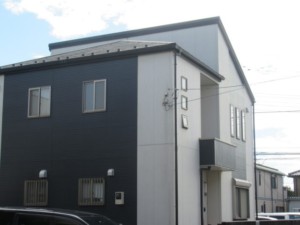 埼玉県行田市　外壁塗装　屋根上葺　雨樋交換
