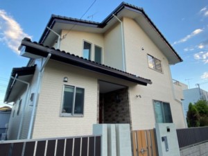 埼玉県行田市　外壁塗装　フッ素塗料