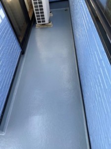 埼玉県深谷市　ベランダ防水　外壁塗装
