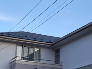 埼玉県行田市　外壁塗装　屋根上葺き