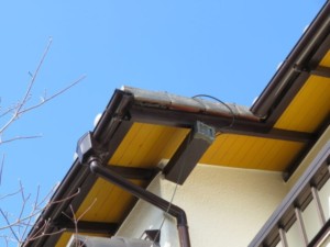 埼玉県蓮田市　外壁塗装　軒天井補修