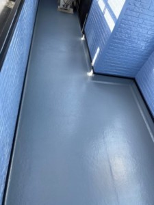 埼玉県深谷市　ベランダ防水　外壁塗装