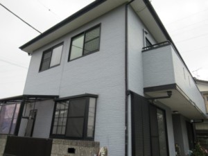 埼玉県深谷市　外壁塗装　屋根上葺き　フッ素