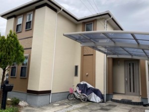 埼玉県行田市　外壁塗装　屋根上葺き