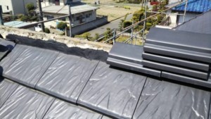 埼玉県東松山市 屋根 漆喰