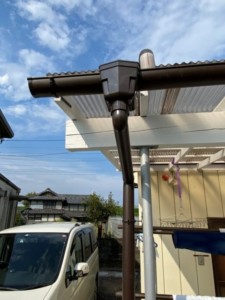 埼玉県羽生市　雨樋交換
