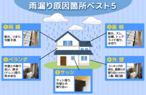 雨漏り修理　業者