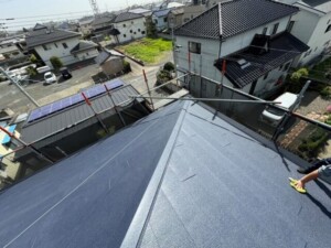 埼玉県鴻巣市　外壁塗装　屋根カバー工法